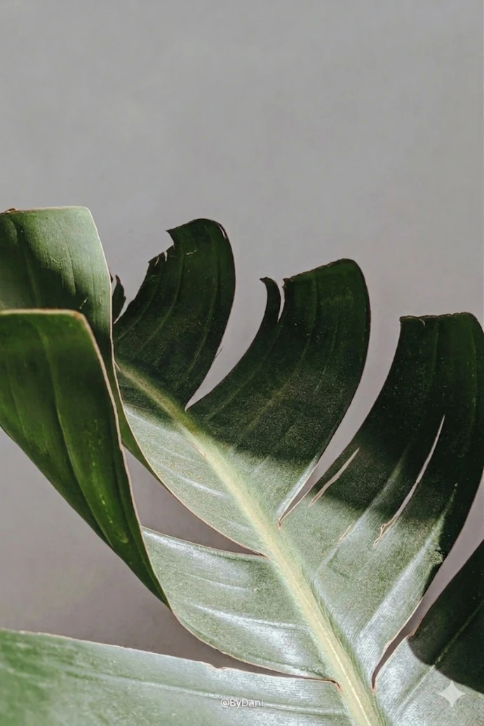 Green tropical leaf symbolizing calmness, healing, and anxiety counseling Maryland to support emotional wellness and stress management.